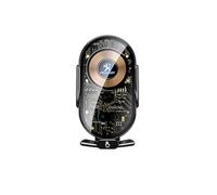 SJSHOPS Porte Téléphone Voiture pour Peugeot 508 2019-2022,Support de Téléphone pour Voiture Réglable,Support Téléphone Voiture avec Logo Accessoires de Voiture,B Black