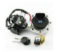 SJSJJAH Bouchon de carburant for moto, interrupteur d'allumage, verrouillage du siège avec Kit de clés, for SV650 GSXR600 GSXR750 GSXR1000 DL1000 v-strom GSX1400