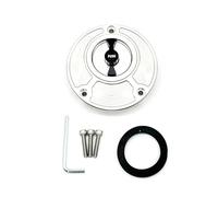 SJSJJAH Bouchon de réservoir de carburant CNC for moto Monster SuperSports 1098 S/R 748 916 996 998 848(Silver and Black)