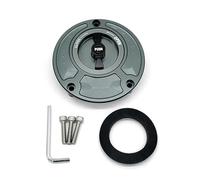 SJSJJAH Couvercle de bouchon de réservoir de carburant de moto sans clé for 748 916 996 998 848 1098 S/R Monster SuperSports toutes années(Gray and Black)