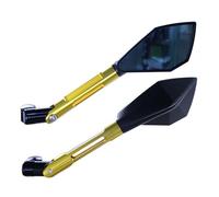 SJSJJAH Rétroviseurs latéraux universels en aluminium CNC for motos de route 795, 796, 696, 1100, 1200 et 821 SR EVO(Khaki)