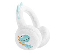 SJTJSPX Cache-oreilles Mignon Dinosaures,Cache-oreilles Filles Garçon,Peluche Douce&Chaud Protecteurs d'oreilles Enfants Couvre-Oreille Pliables Hiver Chauffe-oreilles Extérieur Fourreau d'oreilles