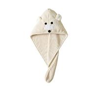 SJTJSPX Cheveux Serviette en Microfibre Enfants Femmes Chapeau Cheveux Séchage Rapide Cheveux Turban avec Bouton Super Absorbantes Cheveux Secs Serviettes de Bain Serviettes à Cheveux