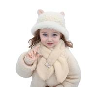 SJTJSPX Écharpe Enfant Écharpe Croisée en Polaire Foulard Bébé Fille Garçon Cache Cou Chaud Coupe-Vent Automne Hiver Tour de Cou pour École Sport Noël Douce Châle Mignon Écharpes Couleur Unie
