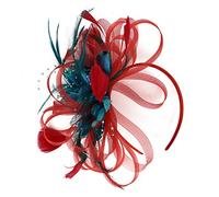SJTJSPX Fascinator Chapeau Femme Fille Chapeau Bibi Accessoires Cheveux Maille Filet Chapeau Mariage Elegant Voile Bandeau Clip Serre-tête Mariée Chapeaux de Église Tea Party Cocktail Royal Ascot