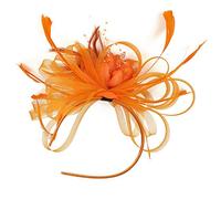 SJTJSPX Fascinator Chapeau Femme Fille Chapeau Bibi Accessoires Cheveux Maille Filet Chapeau Mariage Elegant Voile Bandeau Clip Serre-tête Mariée Chapeaux de Église Tea Party Cocktail Royal Ascot