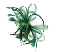 SJTJSPX Fascinator Chapeau Femme Fille Chapeau Bibi Accessoires Cheveux Maille Filet Chapeau Mariage Elegant Voile Bandeau Clip Serre-tête Mariée Chapeaux de Église Tea Party Cocktail Royal Ascot