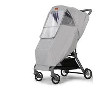 SJTJSPX Habillage Pluie pour Poussette Housse de Pluie Universelle Capote de Pluie de Poussette Landeau Siège Auto Tissu EVA Imperméable Contre Pluie Vent Neige Habillage Pluie avec Fenêtres Poche