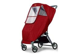 SJTJSPX Habillage Pluie pour Poussette Housse de Pluie Universelle Capote de Pluie de Poussette Landeau Siège Auto Tissu EVA Imperméable Contre Pluie Vent Neige Habillage Pluie avec Fenêtres Poche