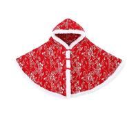 SJTJSPX Manteau Filles,Cape à Capuche Bébé Garçon,Blousons Chaud d'Hiver,Sweat à Capuche Coupe-Vent,Poncho Cape Style Nations,Châle Foulard Wrap Doux Épais,Veste Enfant Vêtements 1-3 Ans