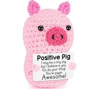 SJTJSPX Pocket Hug Pomme de terre positive, ensemble de pics de soutien émotionnel, poupée créative en laine à tricoter pour anniversaire, Thanksgiving, Noël, Saint-Valentin, bonheur, décoration