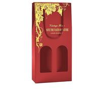 SJTJSPX Sac à Bouteilles Lot de 10,Sacs Cadeaux pour Bouteilles en Papier Kraft,Sacs à Vin avec Poignées,Pochette Cadeau Bouteille,Sac à Main pour Champagne Bière Boissons,Emballage de Bouteilles