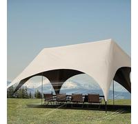 SJUN Auvent Camping,Taille Ouverte 338,53 Outdoor Tonnelle Pliante ，Imperméable & Protection UV，Parasol De Jardin Extérieur,pour Terrasses, Piscines,Camping Extérieur