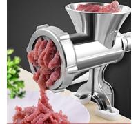 SJUN Hachoir A Viande Manuel，accessoire Kitchenaid，machine A Saucisse，hachoir Multifonction，Fixation Serre-Joint,Easy Assemblydismantlingconventient Nettoyage(Large 10)