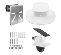 SJUNJIE Support Camera Exterieur Compatible avec Support de Gouttière en Acier Inoxydable Protection Contre La Pluie Fixation Camera Exterieur pour Convient Aux Familles