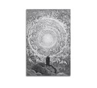 SJWINER Poster artistique The Empyrean, Dante's The Divine Comedy de Gustave Dore - Impression artistique pour salon, chambre à coucher, 20 x 30 cm - Style sans cadre