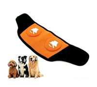 SJWJWOO Casque Anti-Bruit Chien Protections Auditives pour L'anxiété Taille Réglable Anti Bruit Chien pour Le Tonnerre, Les Feux d'artifice Et Le Toilettage,Orange-M