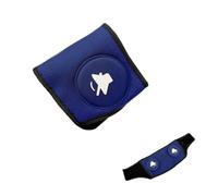 SJWJWOO Casque Anti Bruit Chien Protections Auditives pour L'anxiété Taille Réglable Cache Oreille Chien Anti Bruit pour Le Toilettage, Le Bain, Les Feux d'artifice Et Les Voyages,Blue-M