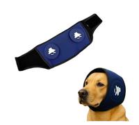 SJWJWOO Casque Anti Bruit Chien Protections Auditives pour L'anxiété Taille Réglable Cache Oreille Chien Anti Bruit pour Le Tonnerre, Les Feux d'artifice Et Le Toilettage,Blue-M