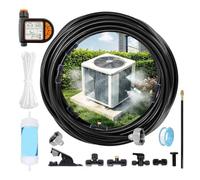 SJWJWOO Condenseur Clim Brumisateur Extérieur, éco Refroidissement Kit Brumisation, Montage Facile Systeme De Brumisation Terrasse Idéal Condenseurs Au Soleil