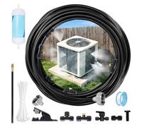 SJWJWOO Condenseur Clim Kit Brumisateur Terrasse, éco Refroidissement Brumisateur Eau Jardin, Montage Facile Système Brumisateur Idéal Condenseurs Au Soleil
