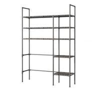 SJWJWOO Meuble Lave Linge, Support Lave Linge Peu encombrant Meuble De Machine à Laver pour Toilettes et buanderie,Black-3Tier