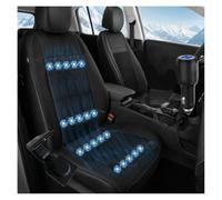 SJWJWOO Siège Ventilé, Sécurité sans Pression Housse De Siège De Refroidissement, Prêt à l'emploi Cooling Car Seat Backrest Idéal Voitures Au Soleil,Black