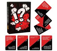 SJWOW Cartes de jeu Truth or Dare - Cartes de jeu créatives pour couple - Cartes d'échauffement brisant la glace - 50 pièces - Cartes de fête pour voyage et plaisir en famille (rouge)