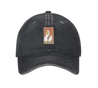 SJXIZEH Casquette de Baseball pour Hommes The Silly Goose Tarot Card Casquette de Baseball Casquette de pêche Chapeau Designer Snap Back Hat Rave Golf Hommes Cadeau pour Femmes