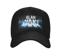SJXIZEH Casquette Noire，Alan Wake 2 Jeu Alan Wake II Artwork Casquette de Baseball Vintage Marque Casquette Homme Femme Hommes