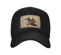 SJXIZEH Casquette Noire，Et dans Le Je Vais pour Perdre La Tête Et Trouver Mon Âme Vélo De Montagne VTT Casquette De Baseball Casquette Anime Baseball Hommes Femmes