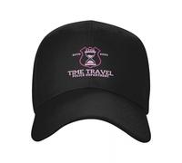 SJXIZEH Casquette Noire,Général Voyage dans Le Temps Département de Police TTPD Casquette de Baseball Casquette de Luxe Alpinisme Drôle Chapeaux pour Hommes Femmes