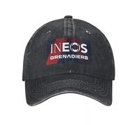 SJXIZEH Casquette Noire,INEOS Grenadier Casquette de Baseball Icon Snapback Casquette Homme Tennis Femme