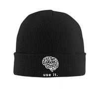 SJXIZEH Casquettes Hommes s’il Vous plaît utilisez-Le Votre Cerveau Chapeau Automne Hiver crânes Bonnets Casquettes Casquettes Femelle mâle Acrylique Calotte Cadeaux