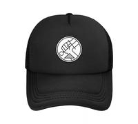 SJXIZEH Quatre Saisons Casquettes Baseball pour Hommes et Femmes Hellboy BPRD Graphic Caps Chapeaux pour Hommes Logo personnalisé