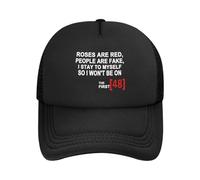 SJXIZEH Quatre Saisons Casquettes Baseball pour Hommes et Femmes Roses are Red Man Hat Chapeau Homme Casquette Homme Baseball Homme