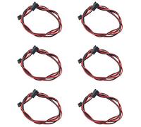 SJZBIN Lot de 6 câbles d'extension pour ventilateur de refroidissement pour imprimante 3D Noir 1 m