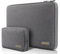 SJZG-14 Pouces Housse Ordinateur Portable Pochette Pour 14 Pouces Lenovo Thinkpad Ideapad Dell Hp Acer Asus Chromebook Notebook Pc Portable, 15,3 Pouces Macbook Air M2 2023, Gris Foncé1 Gris