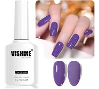 Sjzg-16ml Vernis Gel Semi-Permanent Lavender Purple Color Vernis À Ongles Gel Soak Off Led Gel Polish Nail Art Designs Manicure Salon Diy At Home Couleur L388 Lavender Purple