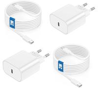Sjzg-2pack Chargeur Rapide Iphone 16/15 Avec Cable Usb C 2m, Chargeur Usb Type C Original 20w Avec Câble Usb C Vers C 2m Pour Apple Iphone 16/15/Plus/Pro/Max, Ipad Pro 12.9, 11 Inch/Mini, Macbook Pro