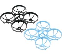 Sjzg-2pcs Meteor75 Pro Brushless Whoop Frame Triangle Bilateral Stretch Structure Motor Holder Hole Larger Lipo Battery Slot For 45mm Propellers 550mah 1s Lipo 0802se 1102 Series Motors-Kalanka