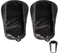 Sjzg-2pcs Pare-Soleils Téléphone Portable, Pliable Antireflet Protection Solaire Pour Voiture Et Voyage Universels Pour Iphone Et Tous Smartphones Visibilité Optimale (Noir)