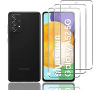 Sjzg-3 Pièces Verre Trempé Compatible Avec Samsung Galaxy A52 5g Film Protection Écran, Anti Rayures, Ultra Claire, Sans Bulles, Dureté 9h Glass, Pour Samsung Galaxy A52 5g