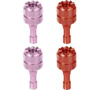 Sjzg-4pcs Drone Controller Sticks, Détachables Joysticks Drone Accessoires De Remplacement De Pouce De Bâton De Contrôleur Compatibles Avec Dji Mini 3 Pro Drone Dji Rc (Orange, Rose)-Kalanka Orange