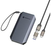 SJZG-512Gb Ssd Externe, Jusqu'À 460 Mb/S, 2-En-1 Câble Usb-C/A Avec Dragonne, Portable Ssd Compact Compatible Avec Iphone 16 Pro Max/Smartphone/Tablette/Ordinateur Portable
