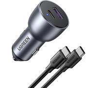 Sjzg-52.5w Chargeur Voiture 30w Pd Qc 3.0 Allume Cigare Double Port Compatible Avec Iphone 16 Plus Pro Max 15 14 Galaxy S23 Ultra S22 S21 A14 A54 A53 Redmi Note 12 11