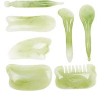 SJZG-7 Pièces Gua Sha Board Massage Visage Et Corps Outil Gua Sha Pour Épuration Peau Stimule Circulation Sanguine Beauté Pratique
