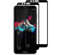 Sjzg-À Couverture Complète Film Compatible Avec Huawei Honor 7x[Noir],[Plein Écran Collé][Anti-Rayures] Housse De Protection En Verre Trempé Premium 9h, Pour Huawei Honor 7x