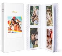 Sjzg-Album Photo Pour Film Instax Wide 3,5 X 4,25, 64 Pochettes Avec Fenêtre Pour Fujifilm Instax Wide 400/300/210/200/Polaroid 600 I-Type \U2013 Blanc