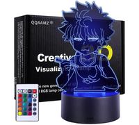 SJZG-Anime 3D Lampe À Led Hunter X Hunter Killua Et Gon Pour Chambre Décor Veilleuse Acrylique Néon Anniversaire Killua Mignon Bricolage Cadeaux De Nouvel An